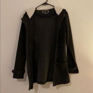 Comfy sweatshirt jacket